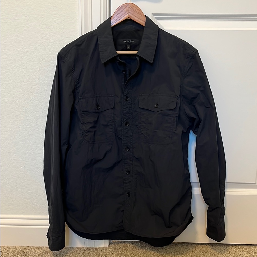 Rag & Bone Men's Jack Nylon Shirt